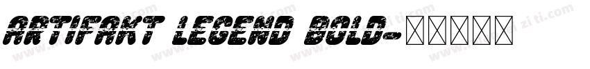 Artifakt Legend Bold字体转换